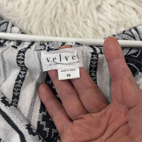 VELVET BY BRAHAM SPENCER BOHEMIAN BOHO HIPPIE TOP .NWOT - Picture 5 of 8